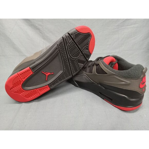 Nike Boys Air Jordan 4 RM (GS) Sneakers Mesh Black Red Size 7 NEW NO BOX! - Picture 2 of 11